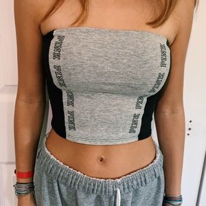 🌪Grey PINK Tube Top🌪
